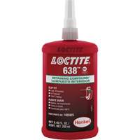 Compos&eacute; de retenue Loctite 638, 250 ml, Bouteille, Vert Rock Safety Industrial Ltd