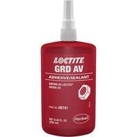 Letter Grade AV Threadlocker, Red, High, 250 ml, Bottle Rock Safety Industrial Ltd