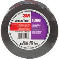 Ruban en polypropyl&egrave;ne Venture Tape 1599B, 3 mils, Argent, 48 mm (2") x 109,7 m (359,9') Rock Safety Industrial Ltd