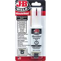 Adh&eacute;sif MinuteWeld, 25 ml, Seringue, Deux composants, Transparent Rock Safety Industrial Ltd
