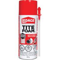 Scellant en mousse isolante pour trous & fissures Titefoam, Canette a&eacute;rosol, Blanc Rock Safety Industrial Ltd