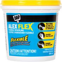 Pl&acirc;tre &agrave; reboucher flexible Alex Flex, 946 ml, Contenant en plastique Rock Safety Industrial Ltd