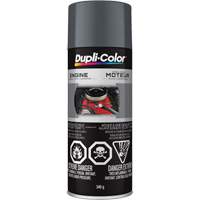 Peinture &agrave; &eacute;mail avec c&eacute;ramique pour moteur, Fonte grise, Tr&egrave;s brillant, 12 oz, Canette a&eacute;rosol Rock Safety Industrial Ltd