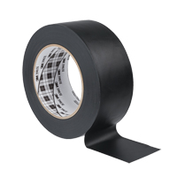 3903 Vinyl Duct Tape, 1245 mm (49") W x 46 m (151') L, 6.5 mils, Black Rock Safety Industrial Ltd