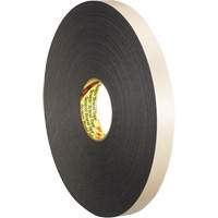 Double-Coated Foam Tape, 33 m (108') L x 12.7 mm (1/2") W, 62 mils, Polyethylene Rock Safety Industrial Ltd