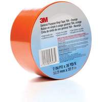 764 General-Purpose Vinyl Tape, 50.8 mm (2") W x 32.9 m (108') L, 5 mils, Orange Rock Safety Industrial Ltd