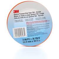 764 General-Purpose Vinyl Tape, 50.8 mm (2") W x 32.9 m (108') L, 5 mils, Orange Rock Safety Industrial Ltd