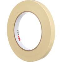 Masking Tape, 12 mm (1/2") x 55 m (180'), Beige Rock Safety Industrial Ltd