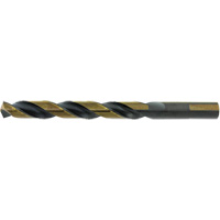 Foret de type Prentice M2 de premi&egrave;re qualit&eacute; noir et dor&eacute; Jet-Kut, 9/16", Acier rapide, Pointe de 135° Rock Safety Industrial Ltd