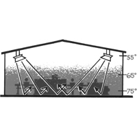 4000 Series Heater, Radiant Heat, Natural Gas, 40000 BTU/H Rock Safety Industrial Ltd