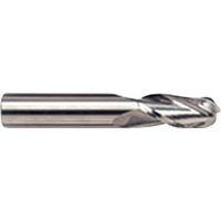 Ball Nose End Mill, 1/8" Dia., 4 Flutes, Carbide Rock Safety Industrial Ltd