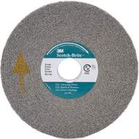 Meule d'&eacute;barbage EXL Scotch-Brite, 6" x 1", Arbre de 1" Rock Safety Industrial Ltd