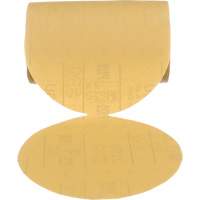 Disque dor&eacute; en rouleau Stikit, 6" dia., Grain P320, Oxyde d'aluminium Rock Safety Industrial Ltd