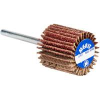 High Performance Micro-Mini Flap Wheel, Aluminum Oxide, 60 Grit, 3/4" x 3/4" x 1/8" Rock Safety Industrial Ltd