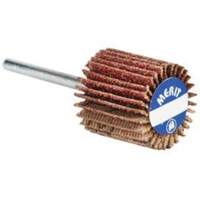 High Performance Micro-Mini Flap Wheel, Aluminum Oxide, 60 Grit, 3/4" x 5/8" x 1/8" Rock Safety Industrial Ltd