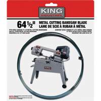 Bandsaw Metal Blade, Carbon Steel, 64-1/2" L x 1/2" W x 0.025" Thick, 24 TPI Rock Safety Industrial Ltd