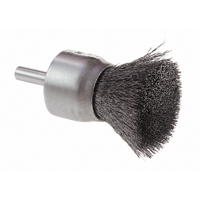 Crimped Wire End Brush, 1", 0.006 Fill Rock Safety Industrial Ltd