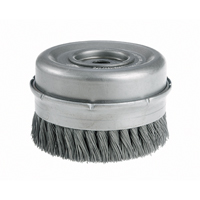Brosses-boisseau &agrave; fils nou&eacute;s avec bride - Robustes, 4" dia. x 5/8"-11 arbre Rock Safety Industrial Ltd