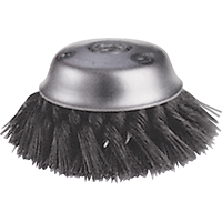 Brosses-boisseau &agrave; fils nou&eacute;s - Rang&eacute;es d&eacute;cal&eacute;es, 5-3/4" dia. x 5/8"-11 arbre Rock Safety Industrial Ltd