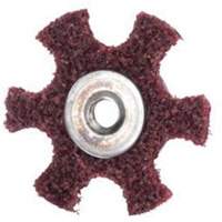 Abrasotex Surface Preparation Star, 4" Dia., Medium Grit, Aluminum Oxide Rock Safety Industrial Ltd