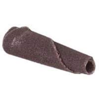 Cartouche de bande abrasive conique ALO, 240 Grain, 3/16" dia., Oxyde d'aluminium, 1" lo, 1/8" Dimension de l'arbre Rock Safety Industrial Ltd