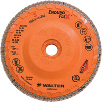 Disque &agrave; lamelles Enduro-Flex, 4-1/2" x 5/8"-11, Type 27, Grain 80, Alumine de zirconium Rock Safety Industrial Ltd