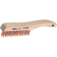 Brosse &agrave; manche en patin, Acier, 4" X 16" rangs de fils, Longueur 10" Rock Safety Industrial Ltd