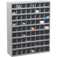 Armoires pour bacs de rangement en acier, 33-3/4" la x 12" p x 42" h, Gris Rock Safety Industrial Ltd