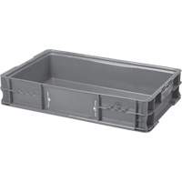 StakPak Plus 4845 System Containers, 15" W x 24" D x 5" H, Grey Rock Safety Industrial Ltd