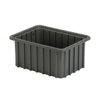 Divider Box, Polyethylene, 9.8" W x 7.3" D x 5" H, Grey Rock Safety Industrial Ltd