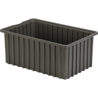 Contenants Divider Box, Poly&eacute;thyl&egrave;ne, 16,5" la x 10,9" p x 7" h, Gris Rock Safety Industrial Ltd