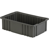 Divider Box, Polyethylene, 16.5" W x 10.9" D x 5" H, Grey Rock Safety Industrial Ltd