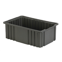 Divider Box, Polyethylene, 15.5" W x 9.9" D x 6" H, Grey Rock Safety Industrial Ltd