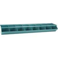 Bacs sectionnels superposables, Cap. 100 lb, 37" la x 8" p x 4-1/2" h, Bleu Rock Safety Industrial Ltd