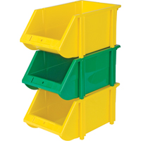 Bac empilable & &agrave; suspendre, 5-7/8" la, 4-11/16" h x 9-13/16" p, Jaune Rock Safety Industrial Ltd