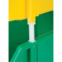 Bac empilable & &agrave; suspendre, 5-7/8" la, 4-11/16" h x 9-13/16" p, Jaune Rock Safety Industrial Ltd