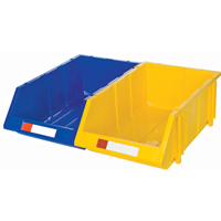 Bac empilable & &agrave; suspendre, 11-13/16" la, 7" h x 17-11/16" p, Jaune Rock Safety Industrial Ltd