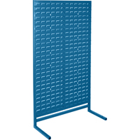 Stationary Bin Racks  -Single-Sided - Rack Only, 36" W x 12" D x 61" H Rock Safety Industrial Ltd