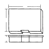Boîte &agrave; compartiments, Plastique, 15-1/2" la x 11-3/4" p, 2-1/2" h, Gris Rock Safety Industrial Ltd