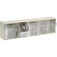 Syst&egrave;me de casiers modulaires Tip-Out, 23-5/8" la x 5-1/4" p x 6-1/2" h, 5 tiroirs Rock Safety Industrial Ltd