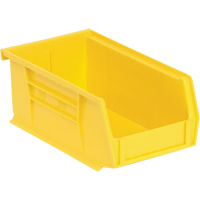 Ultra Stack & Hang Bin, 4-1/8" W x 3" H x 7-3/8" D, Yellow Rock Safety Industrial Ltd