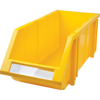 Stack & Hang Bin, 7-7/8" W x 7" H x 17-11/16" D, Yellow Rock Safety Industrial Ltd