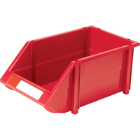 Stack & Hang Bin, 8-3/16" W x 6-3/16" H x 14" D, Red Rock Safety Industrial Ltd