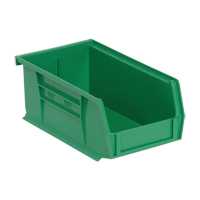 Ultra Stack & Hang Bin, 4-1/8" W x 3" H x 7-3/8" D, Green Rock Safety Industrial Ltd