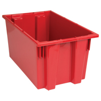 Contenants Stack & Nest, 9" x 18" x 11", Rouge Rock Safety Industrial Ltd