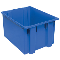 Stack & Nest Totes, 13" x 23.5" x 19.5", Blue Rock Safety Industrial Ltd
