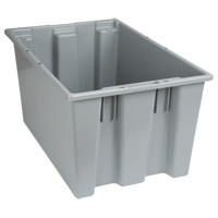Contenants Stack & Nest, 12" x 23,5" x 15,5", Gris Rock Safety Industrial Ltd