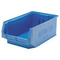 Contenants g&eacute;ants empilables, 12,375" la x 19,75" p x 7,875" h, Bleu Rock Safety Industrial Ltd