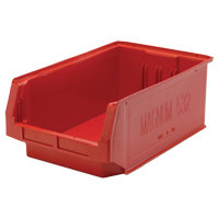 Giant Stacking Containers, 12.375" W x 19.75" D x 7.875" H, Red Rock Safety Industrial Ltd