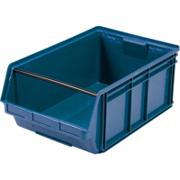 Contenants g&eacute;ants empilables, 18,375" la x 29" p x 11,875" h, Bleu Rock Safety Industrial Ltd
